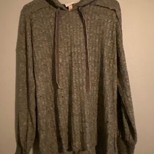 Women’s Gray Sweater with Hood